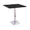 Holland Bar Stool Co 36" 217 Chrome Table, 36" x 36" Square Top 21736CH36SQ - alternate 1